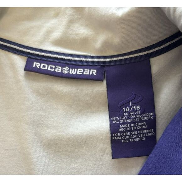 Y2K Rocawear‎ Fleece Full Zip Jacket Youth Large 14/16 Purple Streetwear Hip Hop - Picture 6 of 6